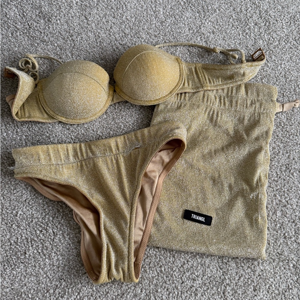 Gold Bikini - image 1